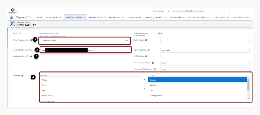 salesforce kleber api key