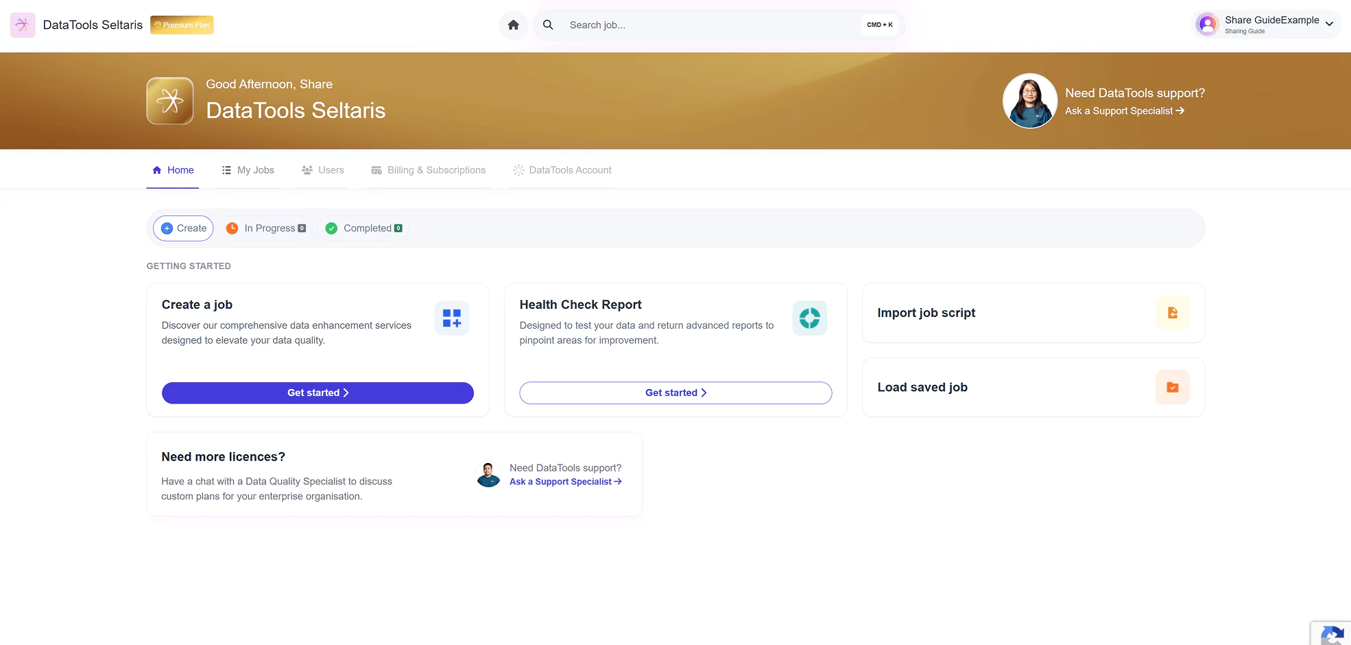 Seltaris home page