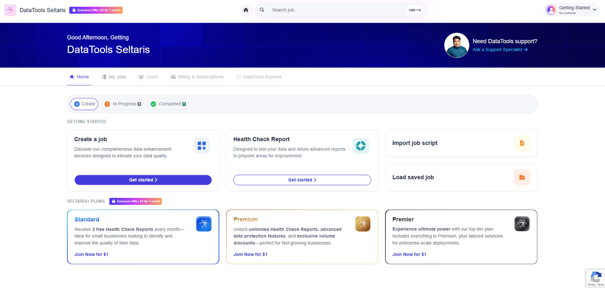 Seltaris home page